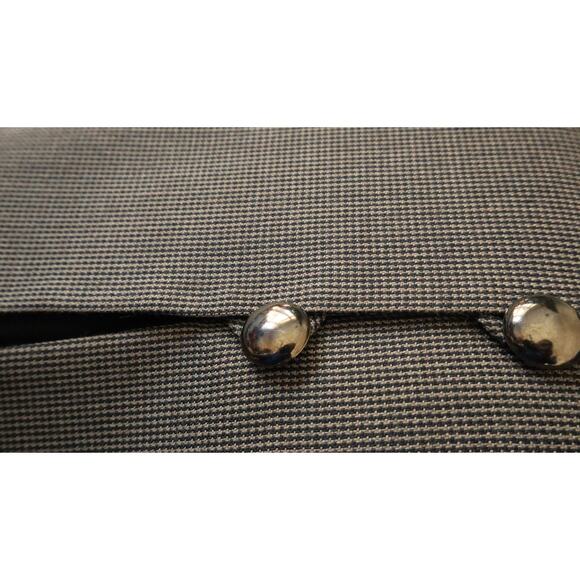 NWT Vintage 90s Y2K Emily Brown & Black Skirt Suit Plus 16 Pleat Mid Length Long - Picture 2 of 9